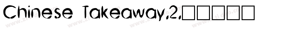 Chinese Takeaway-2字体转换